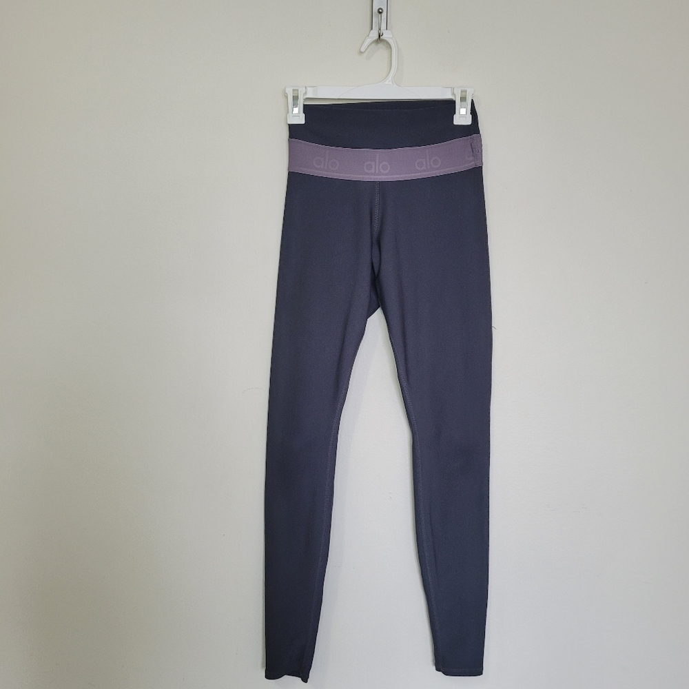 Alo yoga gray high waisted leggings workout gear